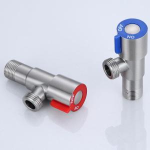 Quality Long Lasting 304 Stainless Steel Bathroom Angle Valve Customized Logo Color wholesale