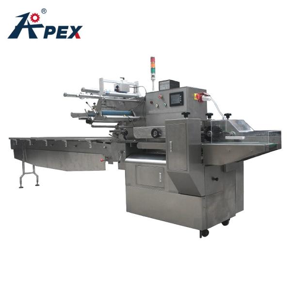 Commercial Biscuit Pouch Packing Machine , Horizontal Bar Rusk Small Sachet
