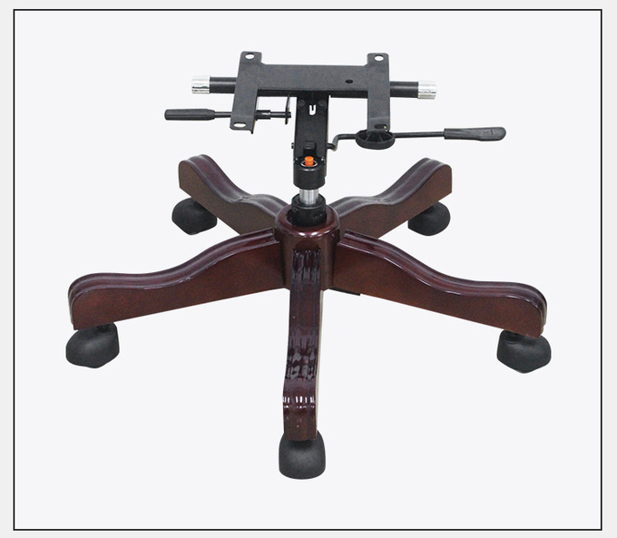 Office Boss Swivel Chair Wood Base Big Class Chair Five Star Foot Base