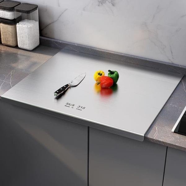 Clear Food Defrosting and Chopping Board Functional Kitchen Tool for Meal