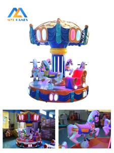 Quality Six Players Coin Operated Carousel / Rotating Carousel Rotating Horse wholesale