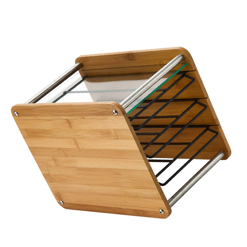 Conveniently Organize Your Coffee Pods with this Sustainable Bamboo Holder and Drawer