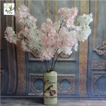 UVG CHR141 Wedding bouquets white fake cherry blossom decorative branches for