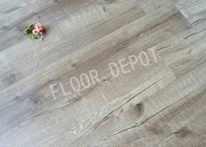 Quality DIY Wood Grain Tile Flooring , 2mm Thickness PVC Vinyl Tile Flooring Home wholesale