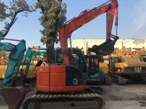 Quality Japan Used Excavator ZX75US-3 Energy Efficient Hitachi Crawler Excavator wholesale