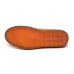 Brown Rubber Outsole Mens Leather Durable Casual Shoes