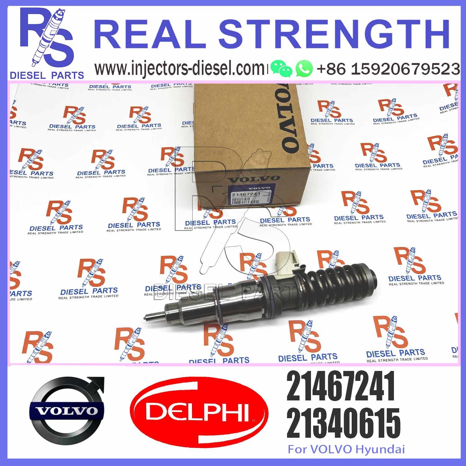 20977565 21244717 21246331 21446260 21451295 ELIC Engine Common Rail Fuel Injector 21457950 21457951 21457952 21458369