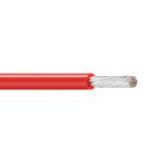 Red 22 AWG Silicone Insulated Wire With Tinned Copper Conductor UL3133