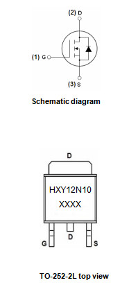 High Frequency Mosfet Power Transistor 12N10 N Channel Low Gate Charge