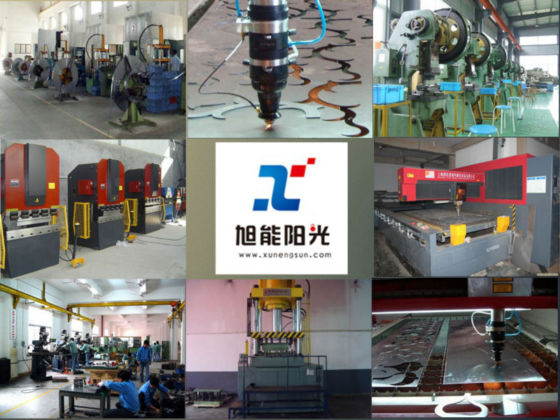 Nick Plated Custom CNC I Shaped Sheet Metal Fabrication Bending Stamping Parts with CE