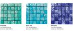PRIMERA Swimming Pool Mosaic Tiles 306×306mm blue Glazed Mesh Mounted 24kg/box