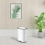 Oval 6L Mini Stainless Steel Trash Can With Foot Petal