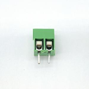 China HQ350V-3.5mm/3.96mm Pcb Screw Terminal Block 2P Electric Brass Cage on sale