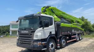Quality 309KW 180M3/H Used Concrete Line Pump Truck 56M Zoomlion ZLJ5430THBK wholesale
