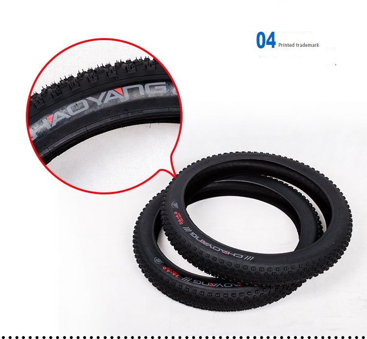 Rubber Electric Bike Parts 26x4.0 E Bike Tires And Tubes