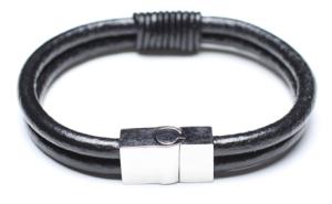 Quality Leather Bracelet, Stainless Steel Clasp wholesale
