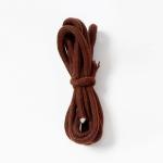 Blue Brown 6mm Braided Cotton Rope For Garment Drawstring