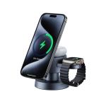 X6 Mushroom Design Wireless Charger Night Light Dark Grey / Golden Rose