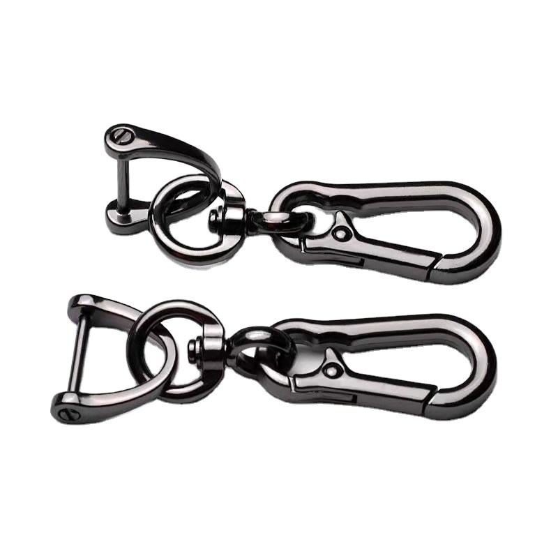 Gunmetal Car Keychain Holder ISO9001