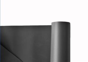 Quality Black White Stripes Matte Waterproof PVC Tarpaulin Roll 680 Gsm Weight wholesale
