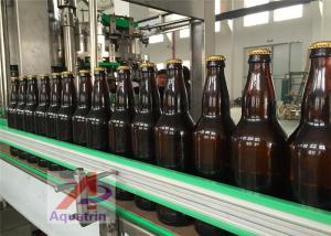 Quality Automatic Capping 100KVA Glass Bottle Filling Machine For Liquid Drinks wholesale