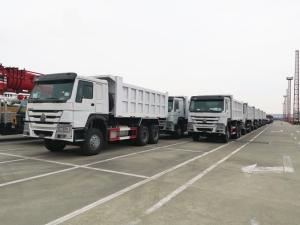 Quality ZZ3257N3647A Heavy Duty Ten Wheeler Dump Truck With HW19710 Transmission wholesale