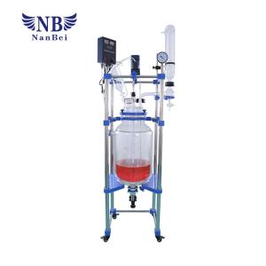 Quality Lab Chemical 50L Double Layer Glass Reactor wholesale
