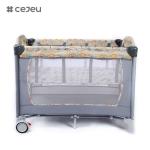 CJ-CB-YXC0001 Baby Bedside Bed Sleeping Basket Stitching Children′s Bed Movable