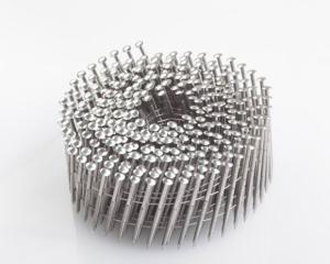 Quality Flat Head / Oval Head Stainless Steel Coil Nails For Roofing And Siding wholesale