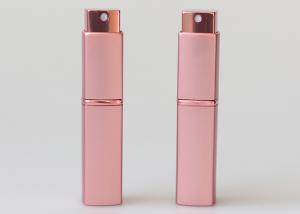 Quality Cosmetic Refillable Mini Perfume Bottle Spray 10ml Square Twist And Spritz Atomiser wholesale