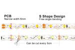 IP30 Flexible LED Strip Lights 3528 12V 300 LEDs S Shape For Sign Channel Letter