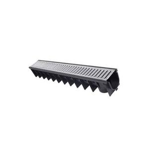 Quality OEM Plastic Drainage Channel , Plastic Trench Drain 100MM Width Inner wholesale