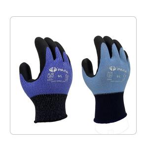 Quality Anti Slip Construction Knit Wrist Elastic Latex Gloves wholesale