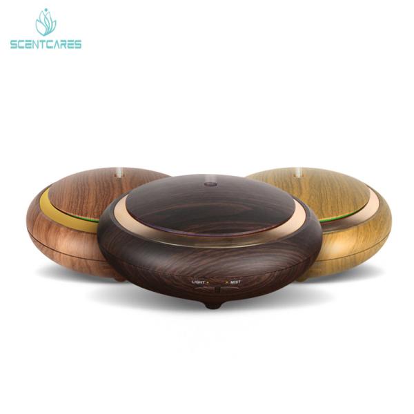 Aroma diffuser 2020 newest design wood grain ultrasonic humidifier