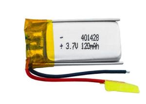 Quality Lipo 401428 120mah Rechargeable 3.7V Lipo Battery For Intelligent Wearable Devices wholesale