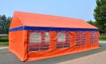 Orange Large Capacity Outdoor Party Tents , Easy Installation Garden Party Tent