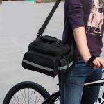 Bike Rear Rack Bag,Bicycle Trunk Bag,Panniers Bag,Cycling Luggage Bag,with rain