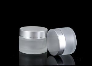 Quality 5g 10g 15g 20g 30g 50g Wide Mouth Matte Empty Facial Glass Cream Lotion Jar with White Black Gold Lid wholesale