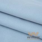 Gentle Texture Suede Light Blue Faux Microfiber Leather For Shoe Lining