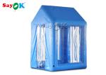 2x2x3M Blue PVC Inflatable Medical Tent Human Atomization Disinfection Door