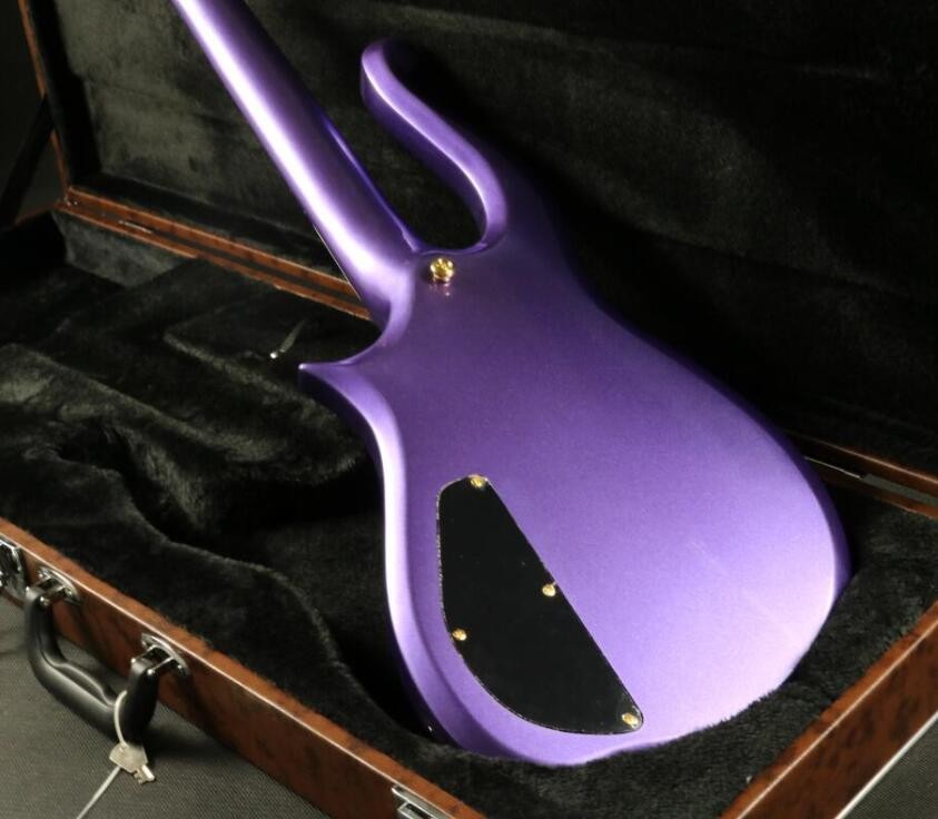 Quality sh covered pickup purple prince set in neck painted fretbard prince Electric guitar Guitar