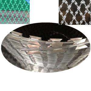 Quality CBT65 CBT60 BTO22 Welded Razor Wire Mesh 75 * 150mm Diamond Hole wholesale