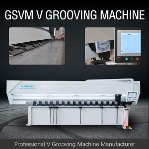 Quality 4000mm CNC V Grooving Machine For Ornament Metal Grooving Machine wholesale