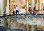 2000L/H Laminar Water Jet Fountain With 3w RGB Stainless Steel Lights