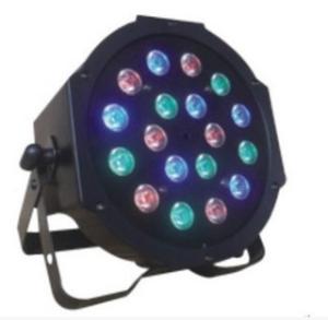 Quality 54W Stage Light, Plastic Housing,RGB ,18*3W Flat Spot Light,DMX Flat Stage Light wholesale