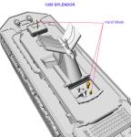 Scale 1:1200 Handmade Cruise Ship Business Model , Carnival Splendor Cruise Ship