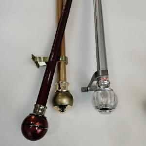 Quality ISO9001 0.4mm 6.7m Adjustable Ceiling Mount Curtain Rod wholesale