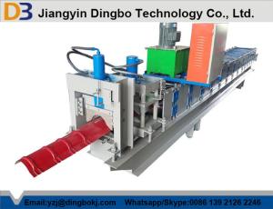 Quality Metal Roof Ridge Cap Roll Forming Machine Used with Colorful Roofing Tile Sheets wholesale