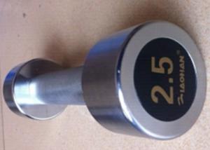 Quality S45C Material Gym Fitness Dumbbell CR Plating Color ISO 9001 Approved wholesale