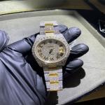 DEF Moissanite Watch Rolex Full Bussdown Rolex Iced Out Diamond Watch